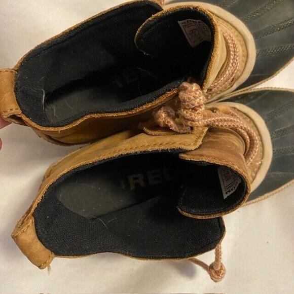 Sorel Womens 7.5 Out N About Plus Waterproof Rain Duck Boots Brown - Picture 6 of 9